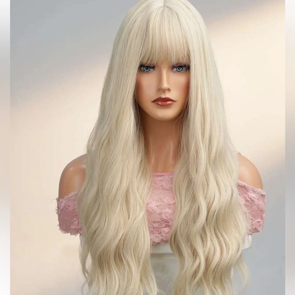Long Wavy Blonde Wig 🩷